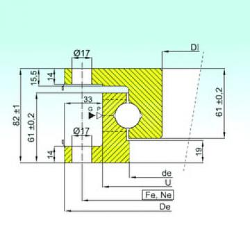 підшипник NK.22.0800.100-1N ISB