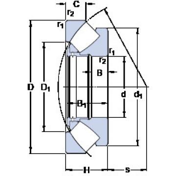 підшипник 293/710 EM SKF