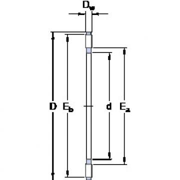 підшипник AXK 7095 SKF