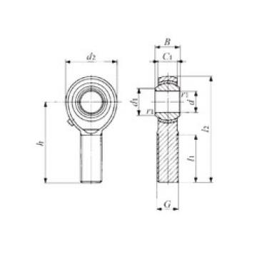 підшипник POS 20 IKO