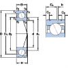 підшипник 7019 CD/P4AL SKF