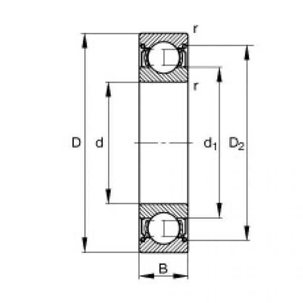 підшипник 61820-2Z-Y FAG #1 image