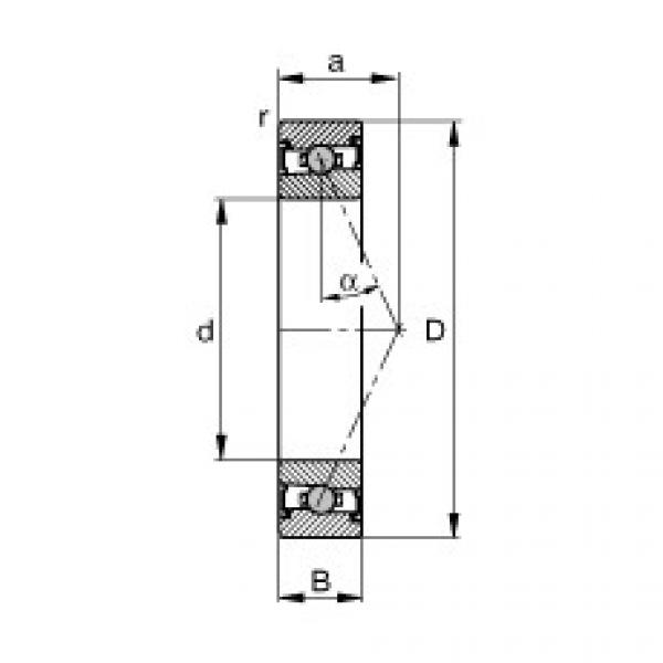 підшипник HCS71910-E-T-P4S FAG #1 image