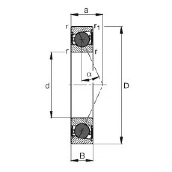 підшипник HCB7012-E-2RSD-T-P4S FAG #1 image