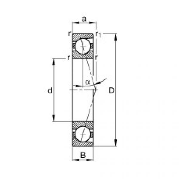 підшипник B7032-C-T-P4S FAG #1 image