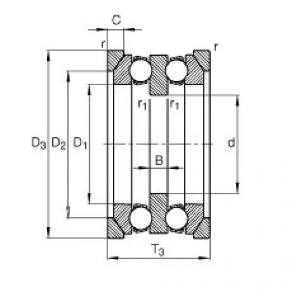 підшипник 54215 + U215 FAG #1 image