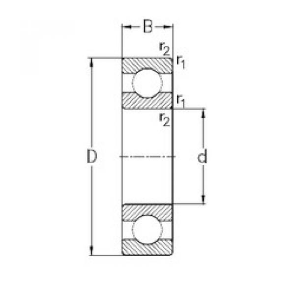 підшипник 61817 NKE #1 image