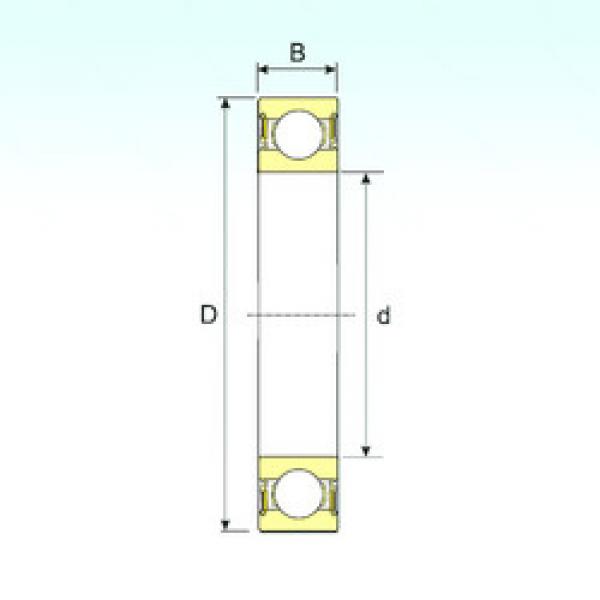 підшипник 6017-2RS ISB #1 image