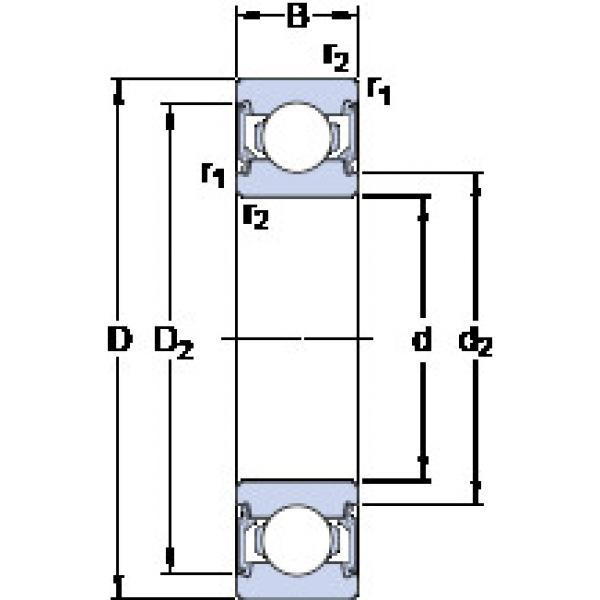 підшипник 6003-2RSL SKF #1 image