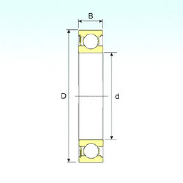 підшипник 6010-RS ISB #1 image