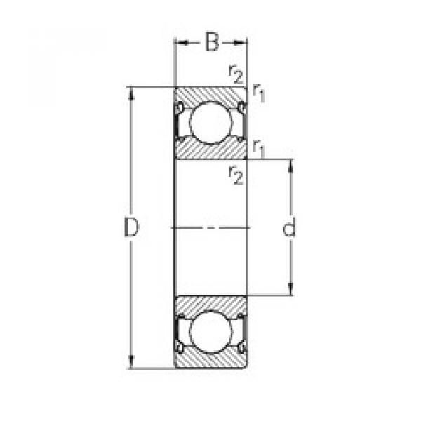 підшипник 6017-2Z NKE #1 image