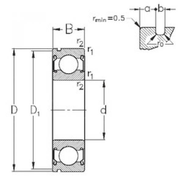 підшипник 6305-2Z-N NKE #1 image