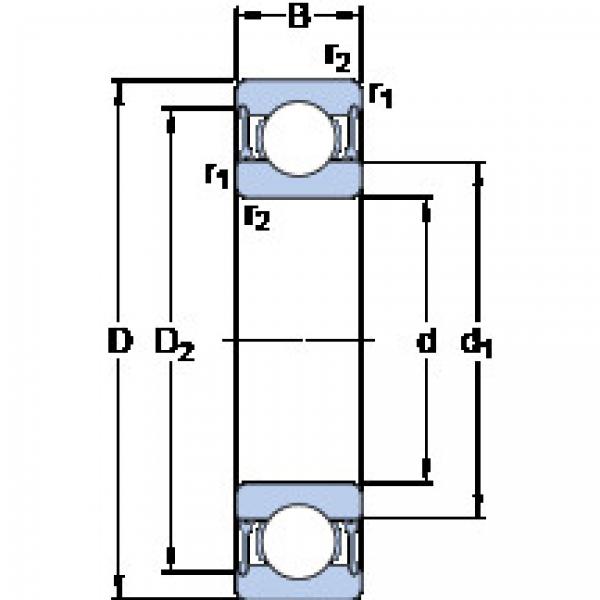 підшипник W 6007-2RZ SKF #1 image