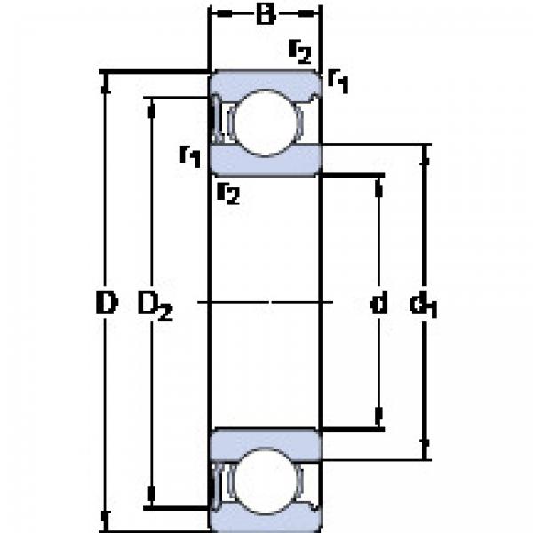 підшипник 6020-RS1 SKF #1 image