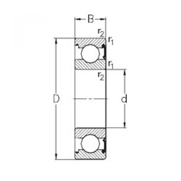 підшипник 608-RSR NKE #1 image