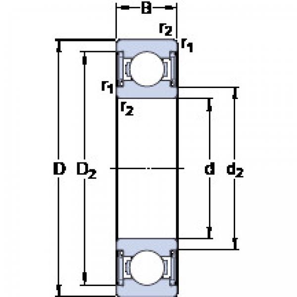 підшипник W 6209-2RS1 SKF #1 image