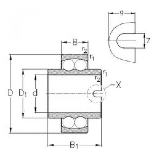 підшипник 11211 NKE #1 image