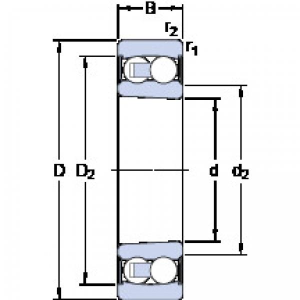 підшипник 2306 E-2RS1KTN9 SKF #1 image