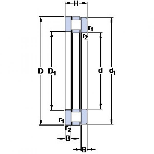 підшипник 81208 TN SKF #1 image