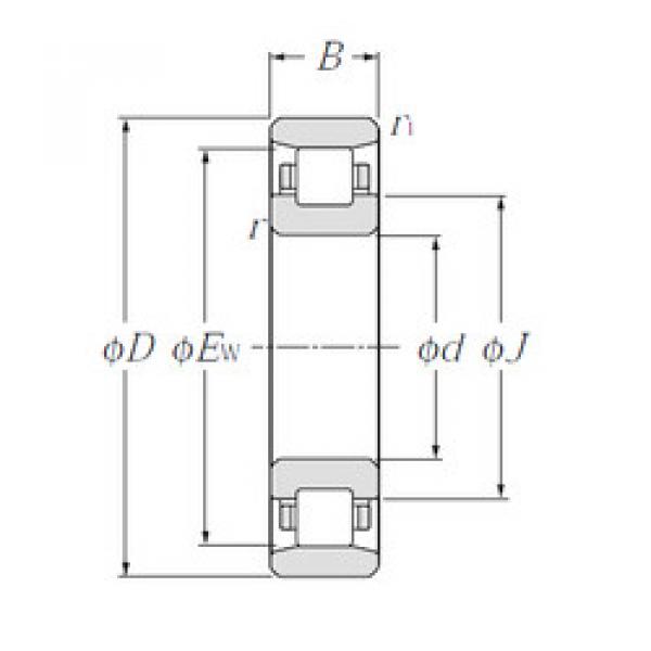 підшипник N214 NTN #1 image