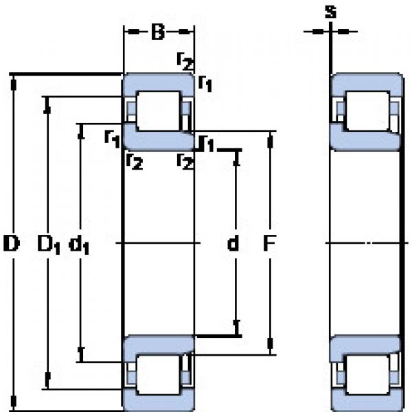 підшипник NJ 18/560 ECMA SKF #1 image