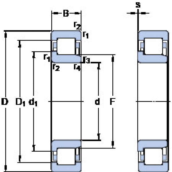 підшипник NJ 1016 ECML SKF #1 image