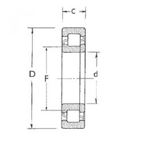 підшипник NUP408 FBJ #1 image