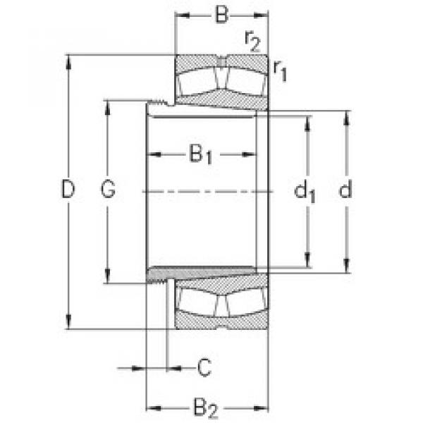 підшипник 23024-K-MB-W33+AHX3024 NKE #1 image