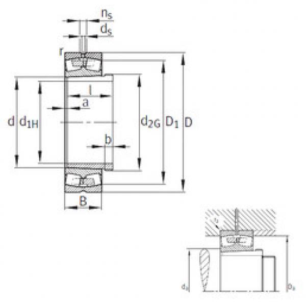 підшипник 240/850-B-K30-MB+AH240/850 FAG #1 image