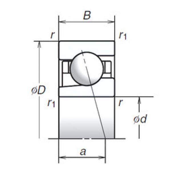 підшипник 8BGR10X NSK #1 image