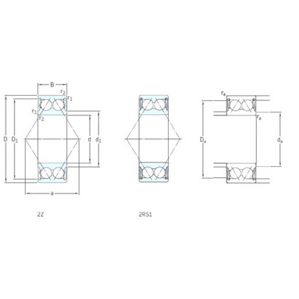 підшипник E2.3209A-2Z SKF #1 image