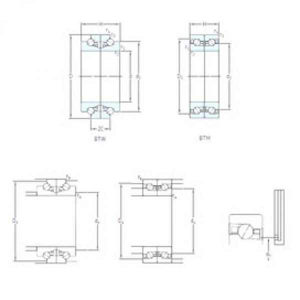 підшипник BTM 180 BM/P4CDB SKF #1 image