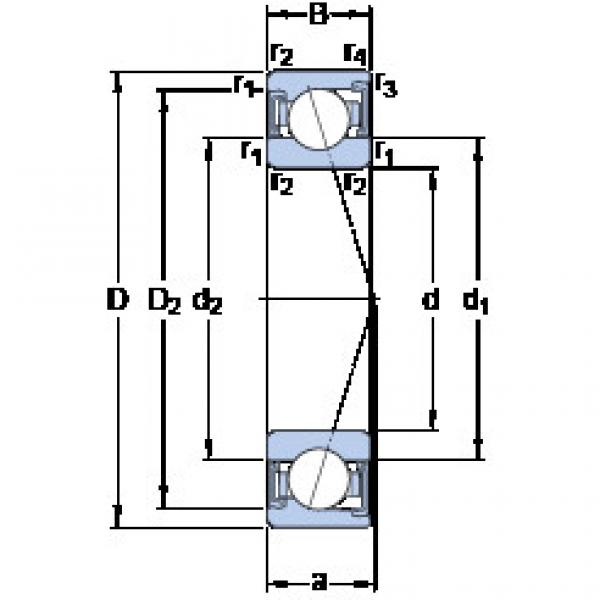 підшипник S7004 CD/P4A SKF #1 image