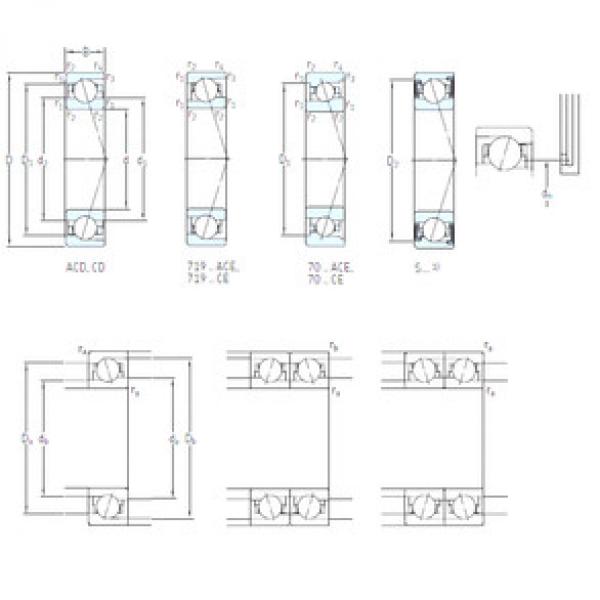 підшипник S7003 CE/P4A SKF #1 image