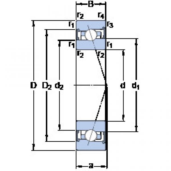 підшипник S7008 ACB/P4A SKF #1 image