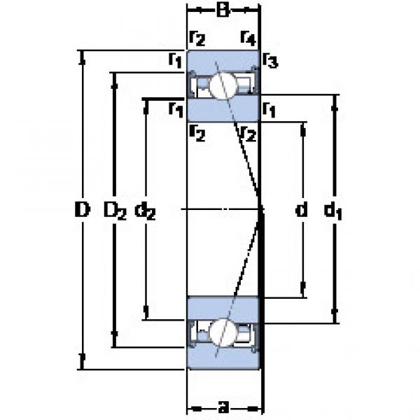 підшипник S7007 FW/HC SKF #1 image