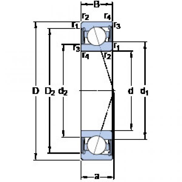 підшипник S71910 CE/HCP4A SKF #1 image