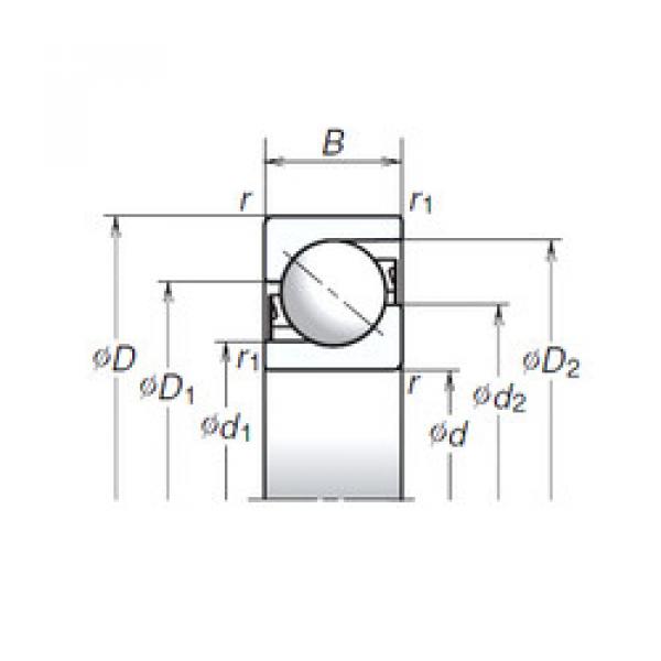 підшипник 15TAC02AT85 NSK #1 image