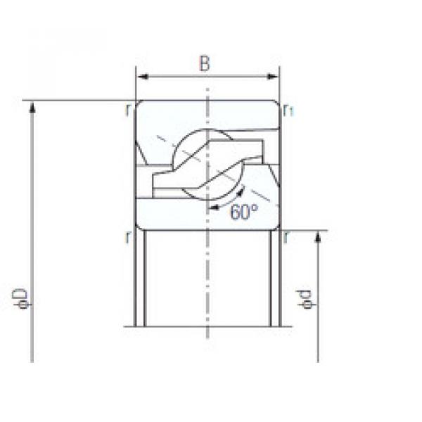 підшипник 20TAB04 NACHI #1 image