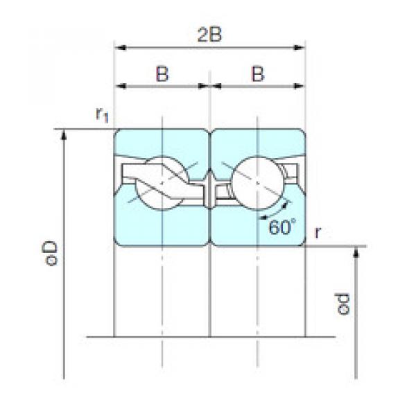 підшипник 35TAB07DB NACHI #1 image