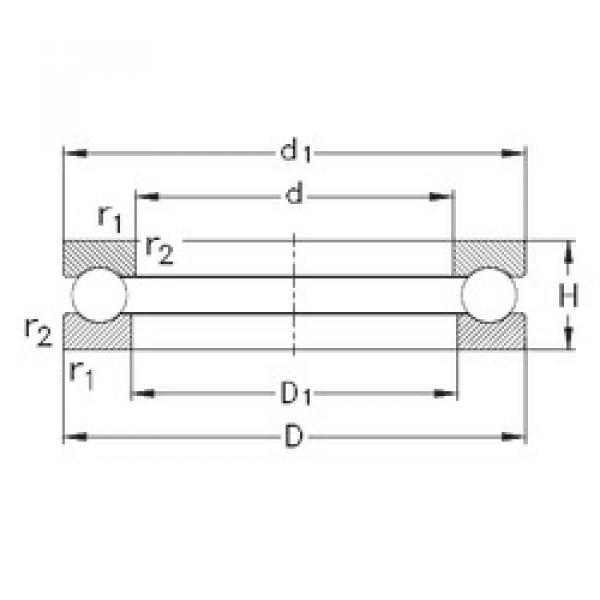 підшипник 51111 NKE #1 image