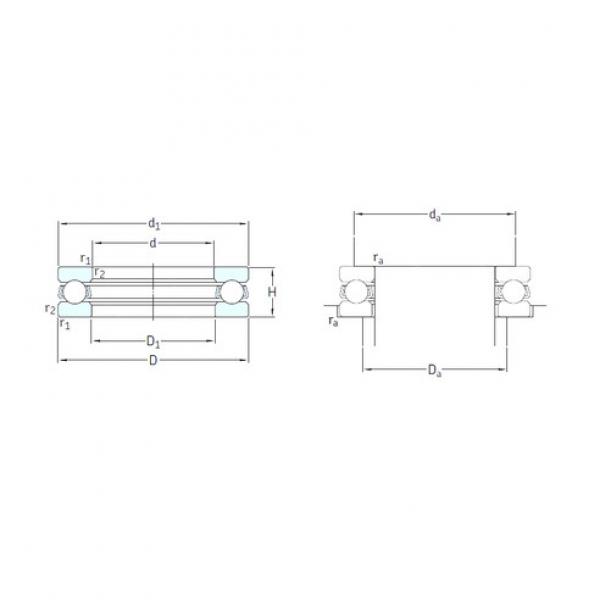 підшипник 51110 SKF #1 image