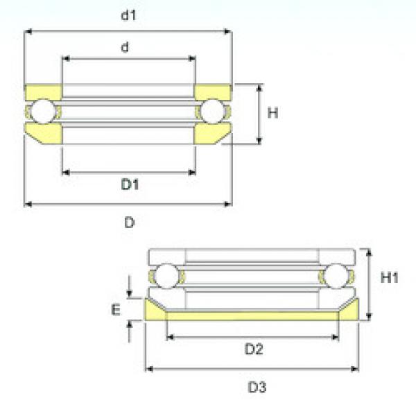 підшипник 53215 U 215 ISB #1 image