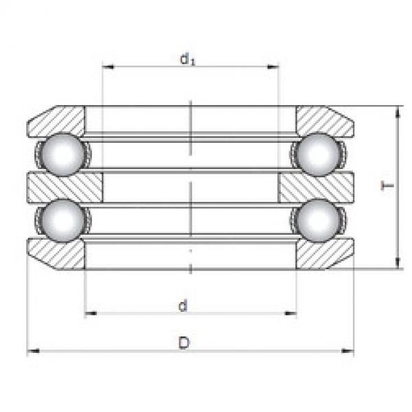 підшипник 54202 ISO #1 image