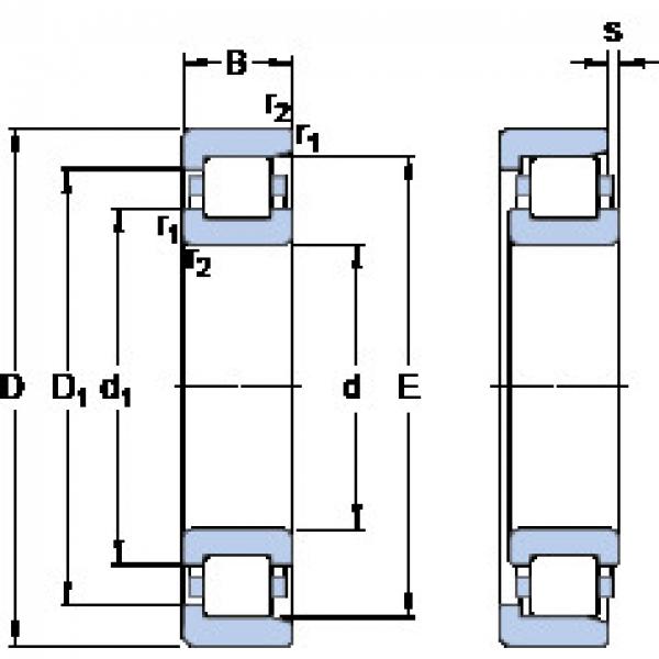 підшипник NF 18/500 ECM SKF #1 image