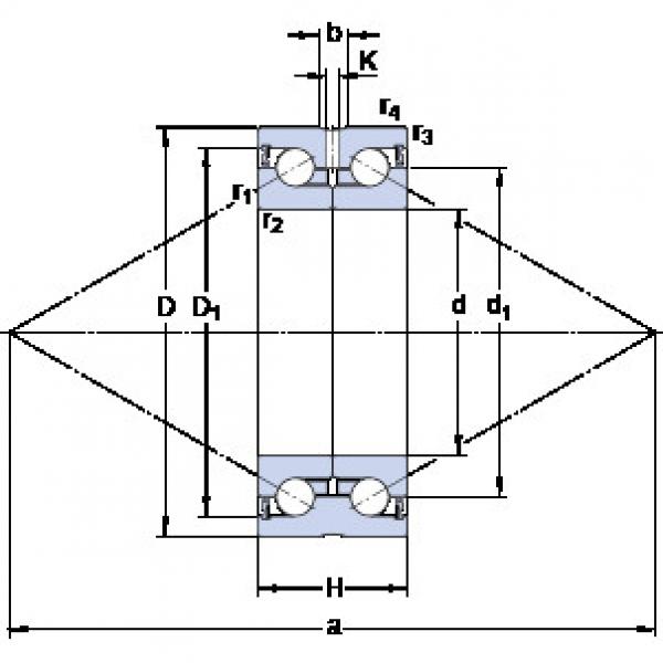 підшипник BEAS 020052-2RS SKF #1 image