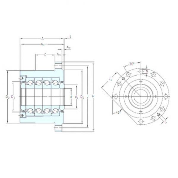 підшипник BSQU 230/1 TFT SNFA #1 image