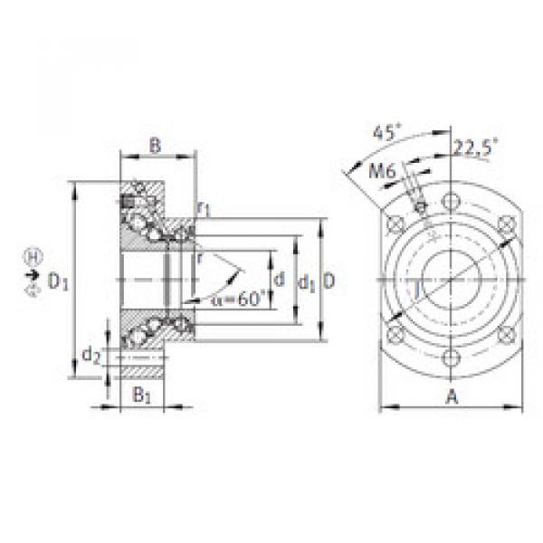 підшипник DKLFA2590-2RS INA #1 image