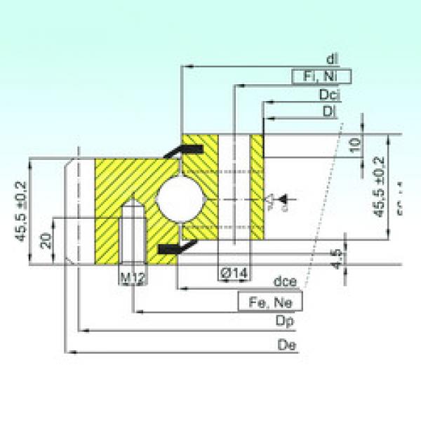 підшипник EB1.20.0844.201-2STPN ISB #1 image