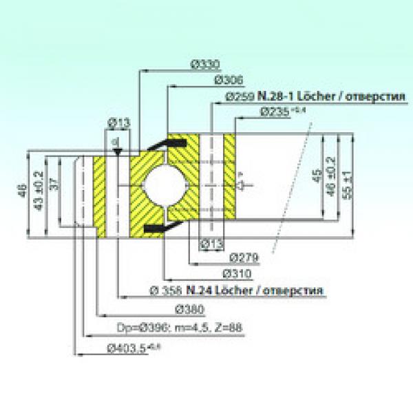 підшипник EB1.22.0308.200-1SPPN ISB #1 image